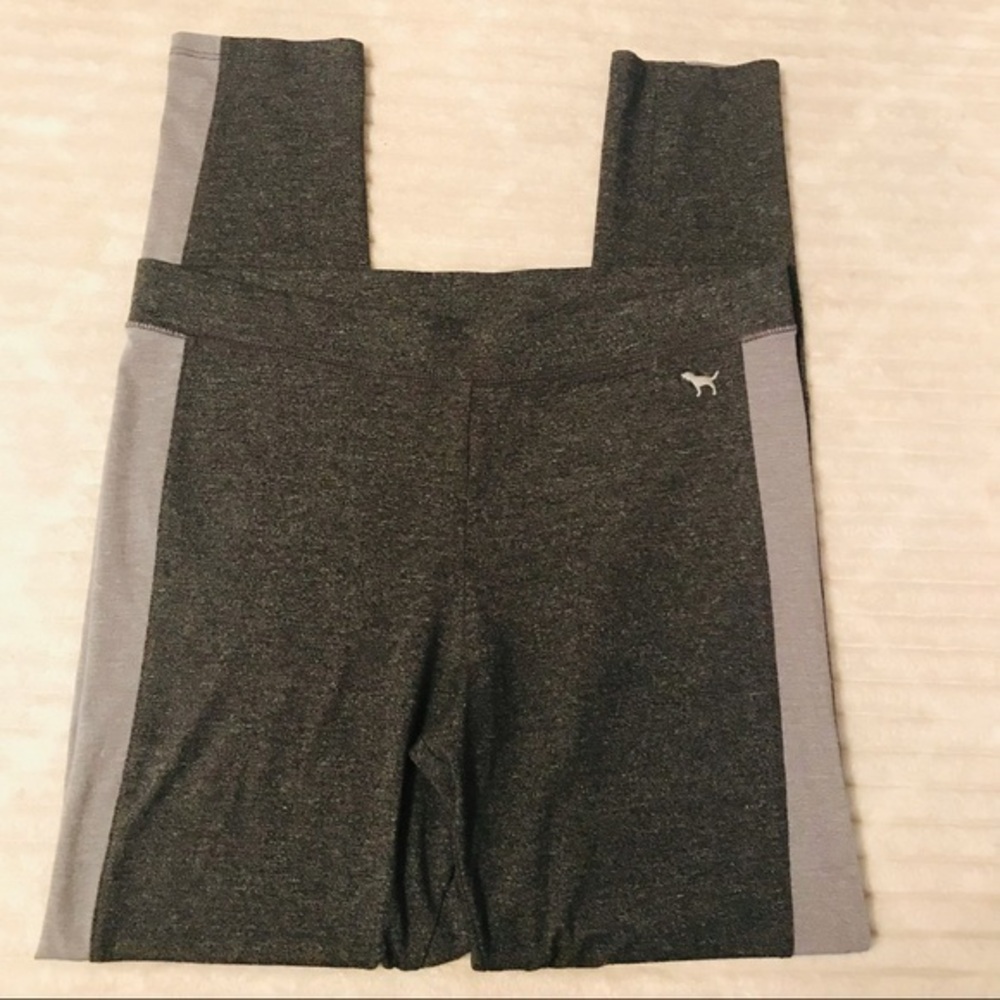 Victoria’s Secret PINK Grey Two Tone Leggings Women’s size medium 8 10 MED